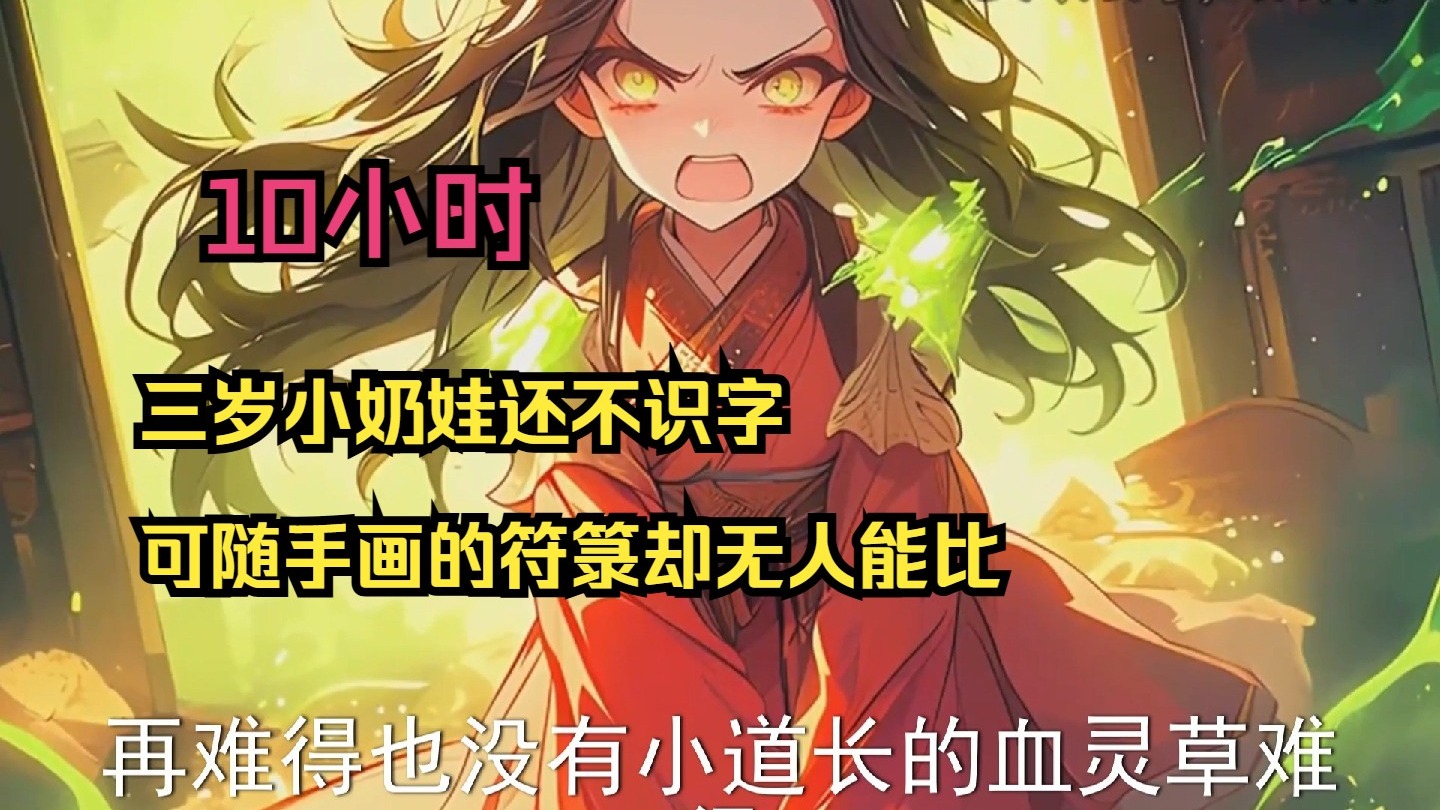 （10小时爽文）三岁小奶娃还不识字，可随手画的符箓却无人能比