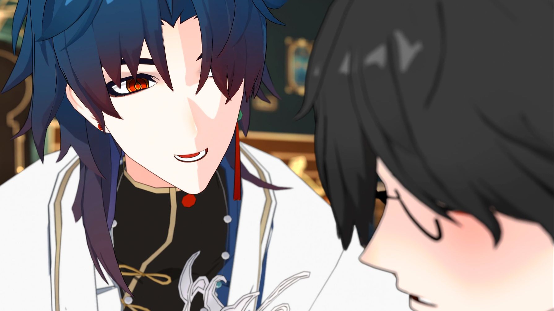 【刃恒】你一定是个天才，才能倒着看书的