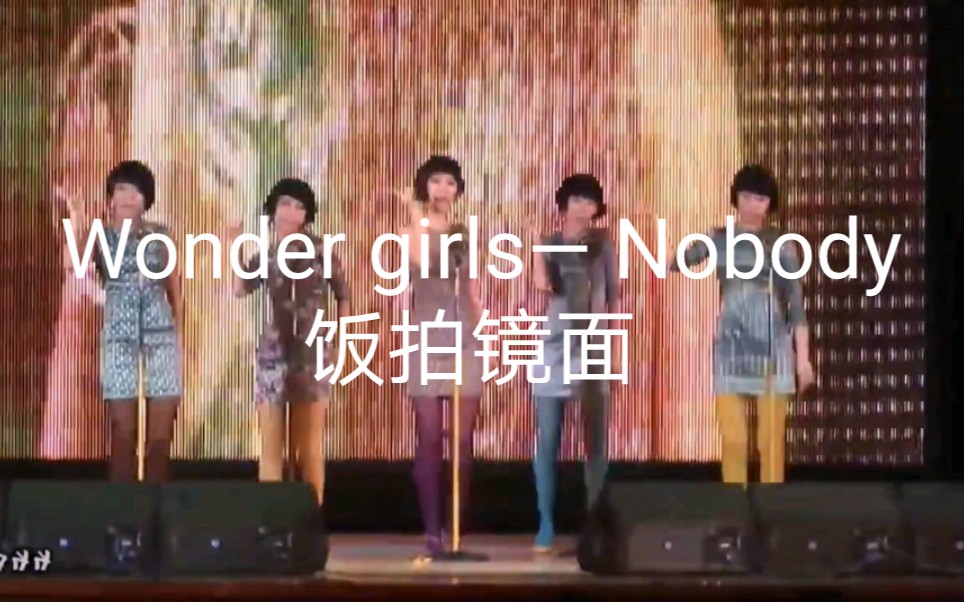 【 Wonder girls】 Nobody（直拍镜面）