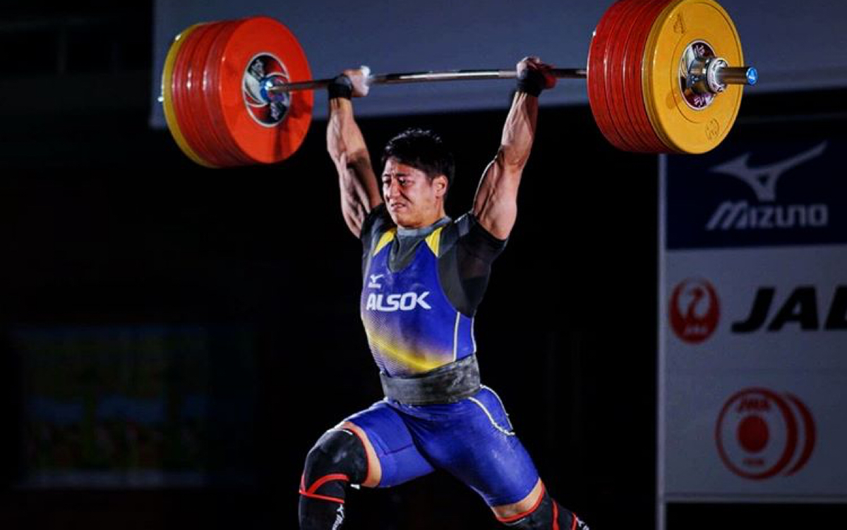 日本85公斤级举重运动员山本俊树2018年变态深蹲训练集锦
