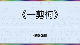 曲谱歌谱大全一剪梅_一剪梅简谱歌谱(4)