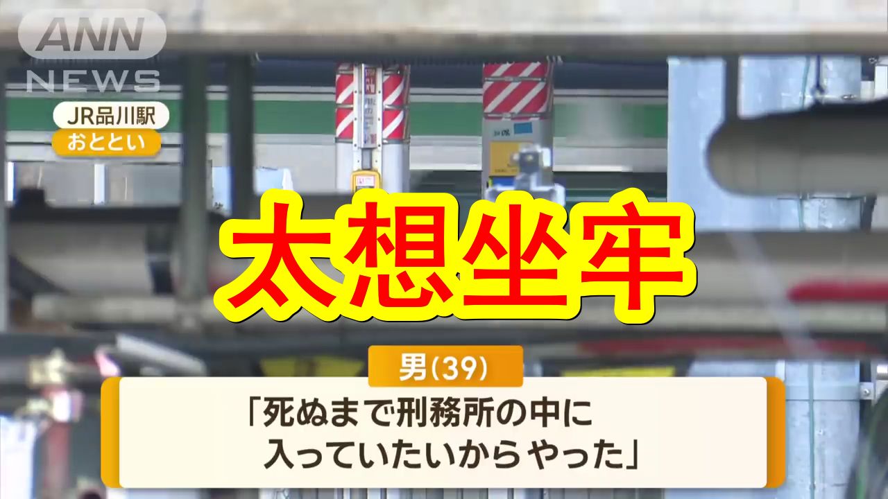 【中日双语】为了坐一辈子牢,日本39岁男子故意将60多岁老人推下站台.这个真的很日本.哔哩哔哩bilibili