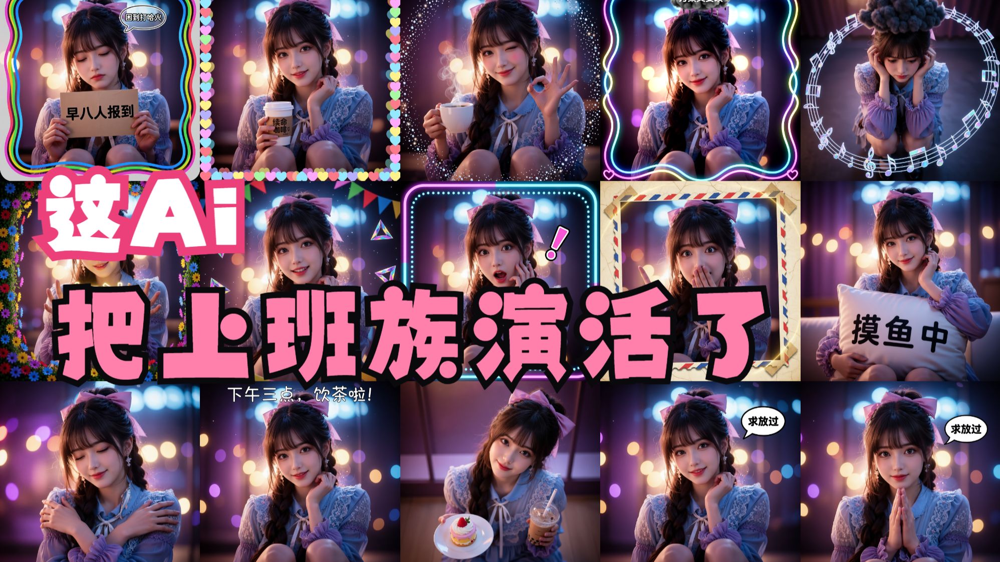 第3集:★Ai表情包★一键解锁打工人的“变脸”艺术