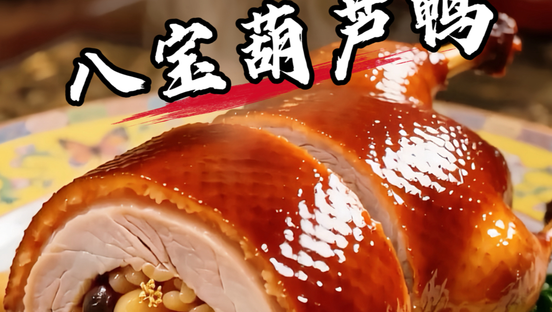 沉浸式体验清代御厨做古法八宝葫芦鸭