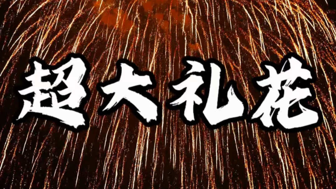 超大专业礼花 祝大家发发发！