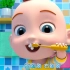 自己刷牙喽，亲子互动游戏 早教 益智 玩耍 启蒙 户外 安全 英文儿歌 超级宝贝动画片