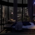纽约雷雨交加之夜——窗外8小时雨_雨声_舒适的卧室