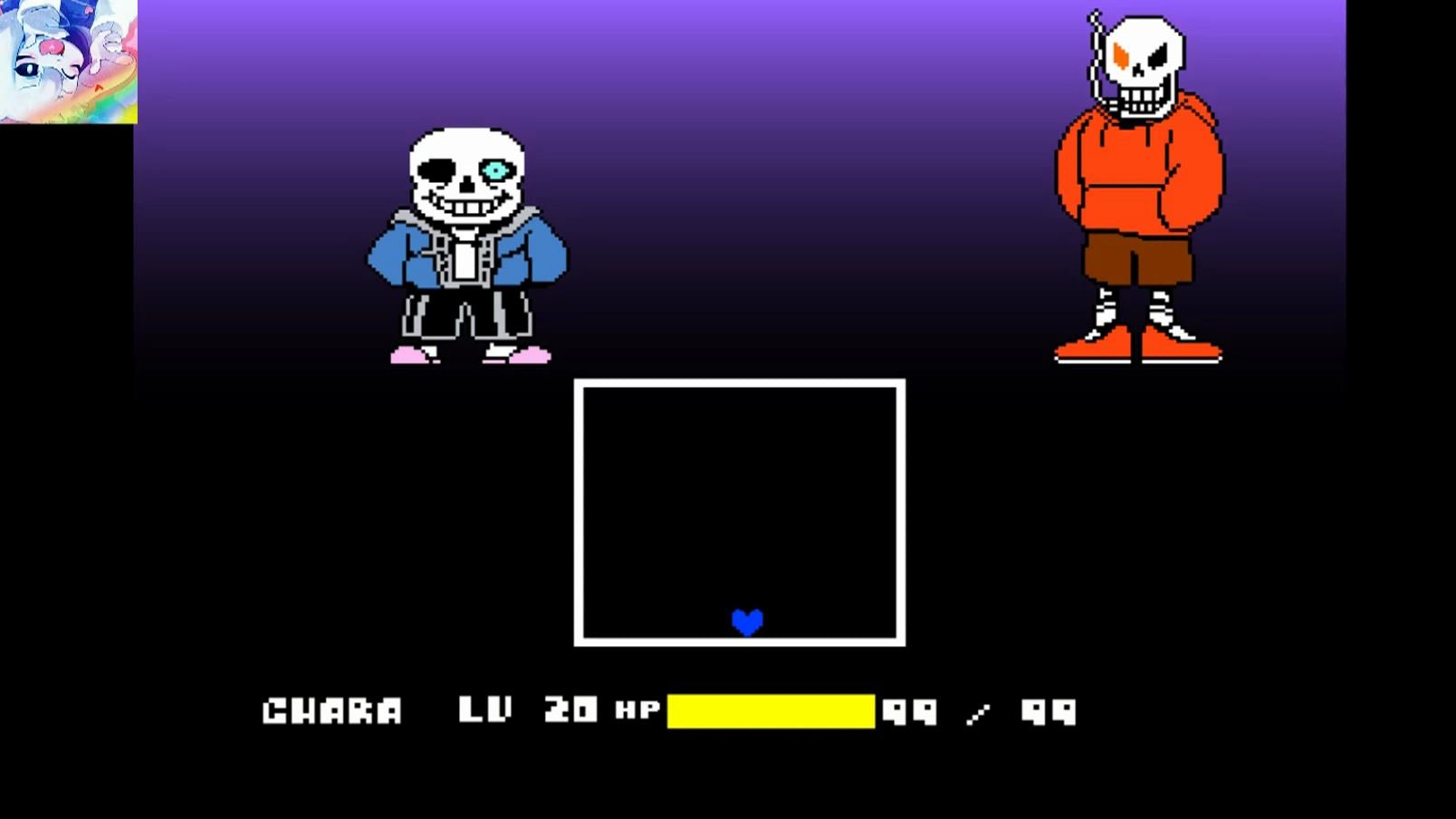 当sans和papyrus烟枪一起审判你undertale同人游戏