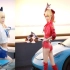 【cos合集】Fate小姐姐cosplay赛车服尼禄·克劳狄乌斯saber，香车配美女这跑车不错想要！！！！