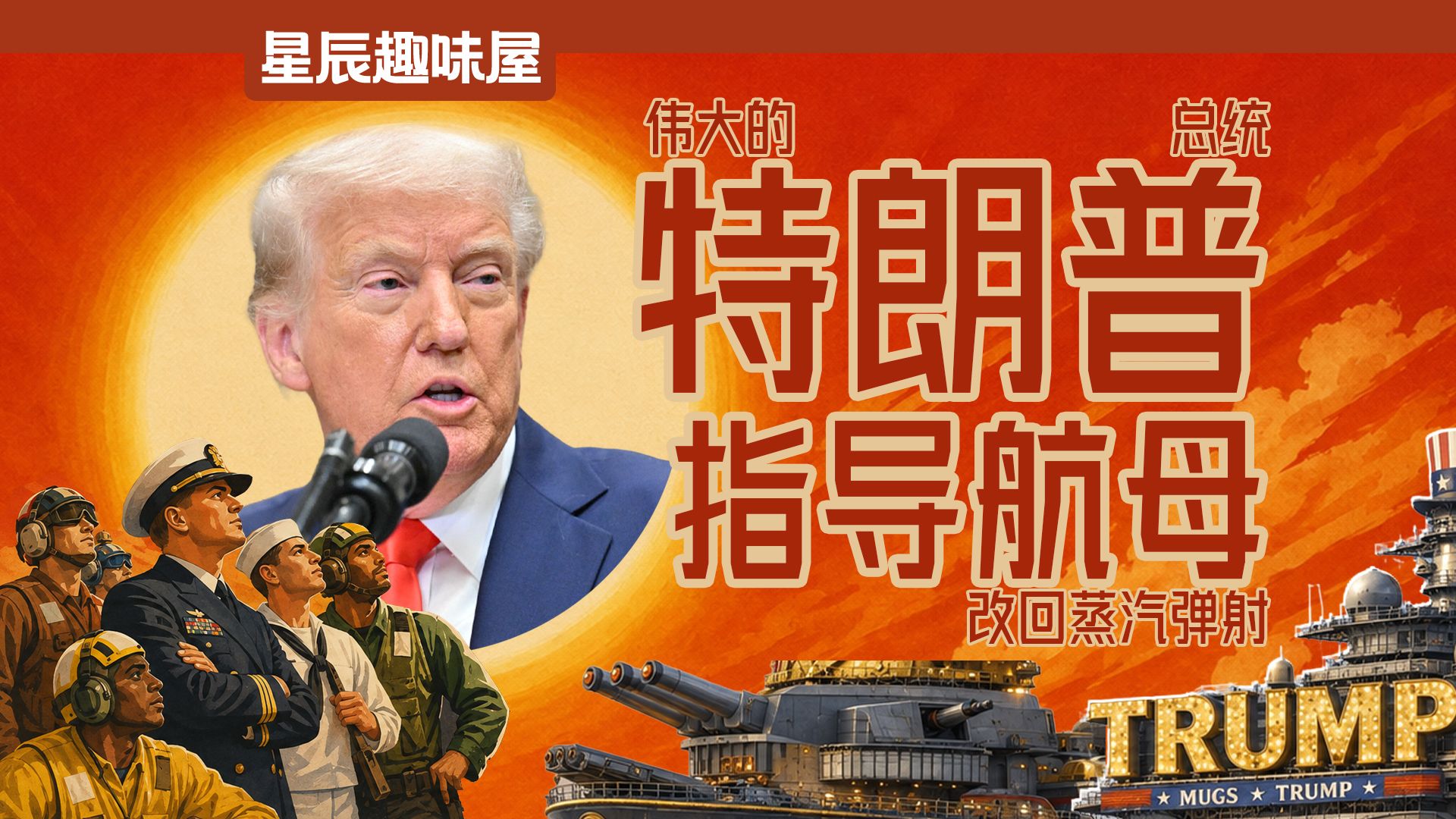 放弃电弹，舰岛前移，超期服役到崩溃，特朗普要微操海军退回二战？