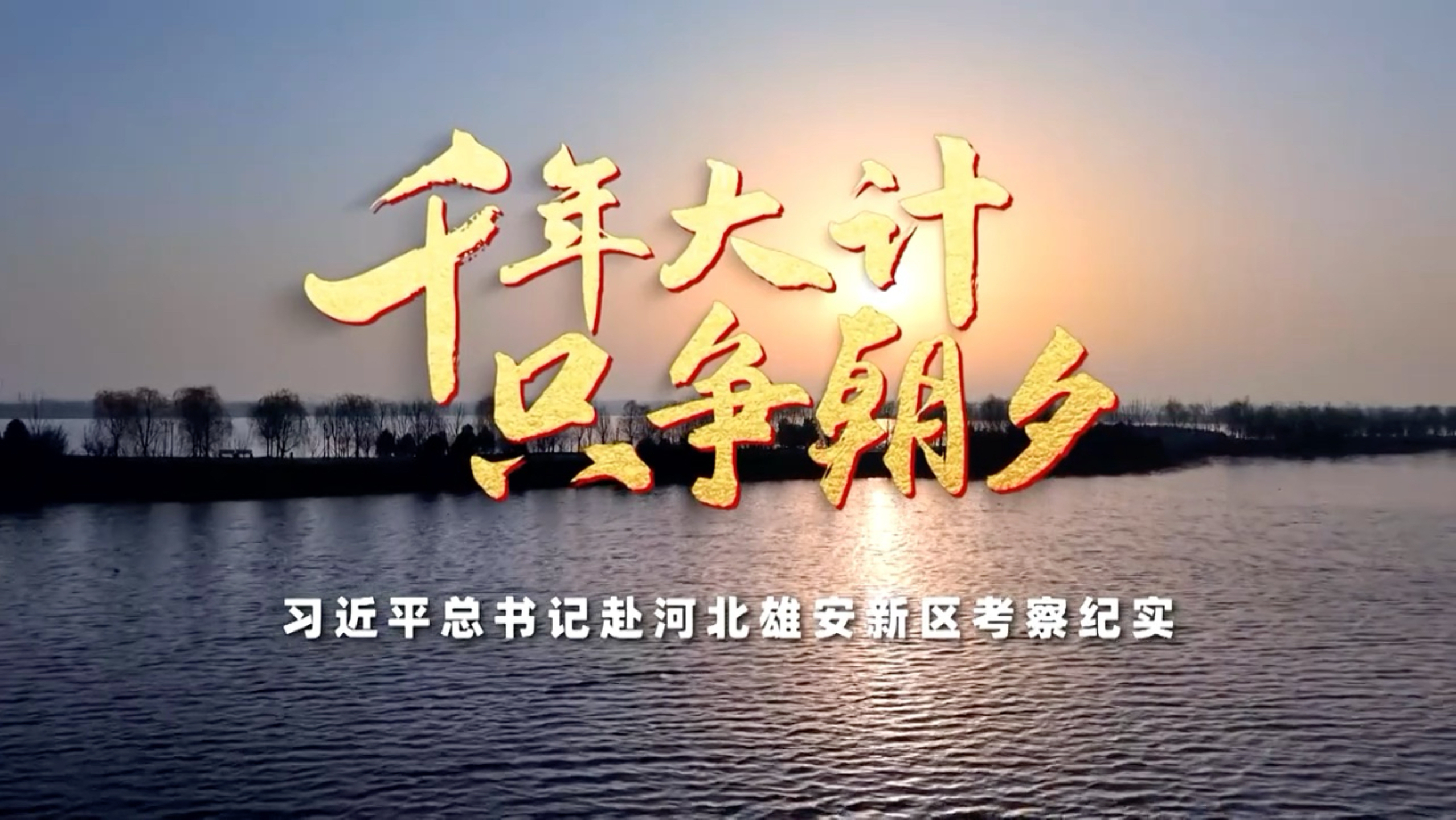 千年大计 只争朝夕——习近平总书记赴河北雄安新区考察纪实