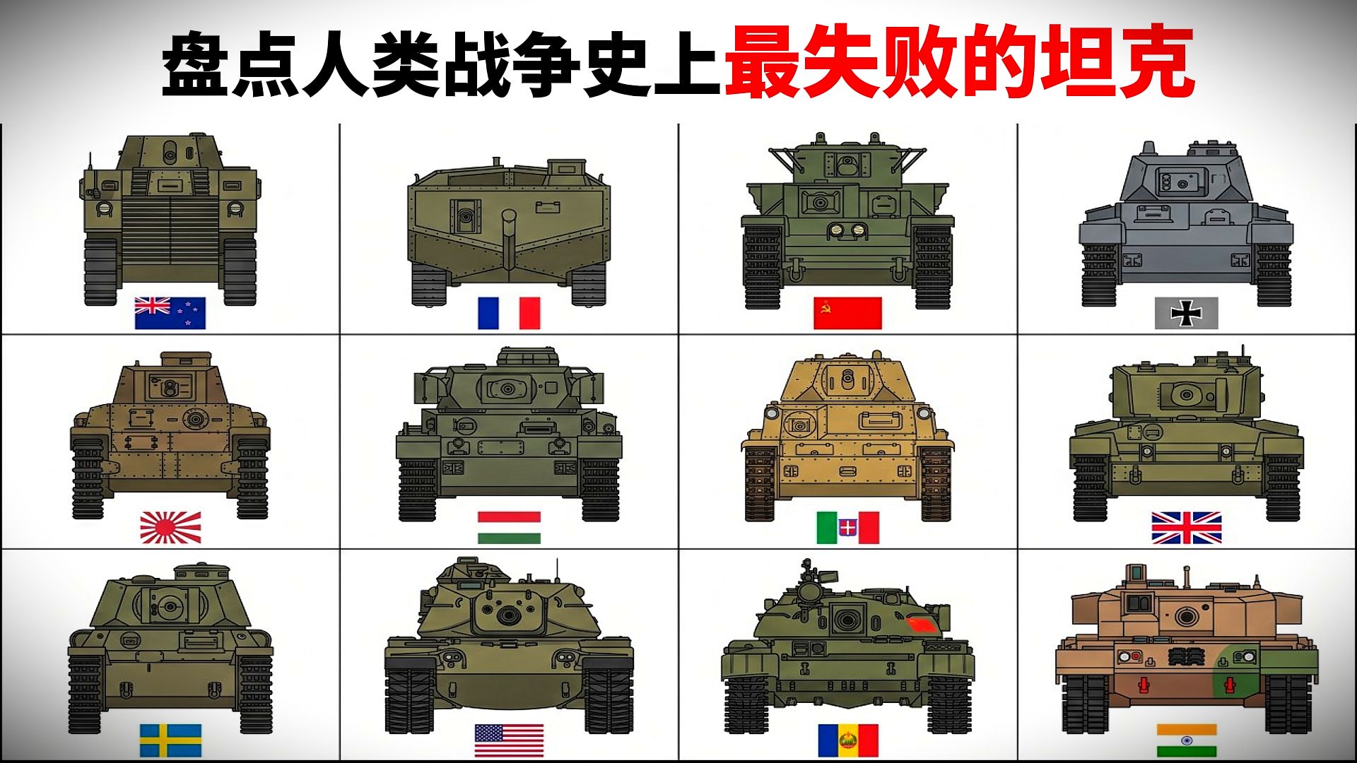 盘点人类战争史上最失败的坦克