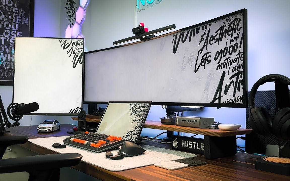 【Desk Tour】梦想中的高效办公桌设置之旅 & 内容创作者家庭工作室 | 桌面美学分享
