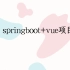springboot+vue项目（个人博客）