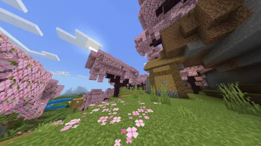 我的世界 基岩版生存——4 樱花树林
