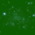 绿幕视频素材星云粒子