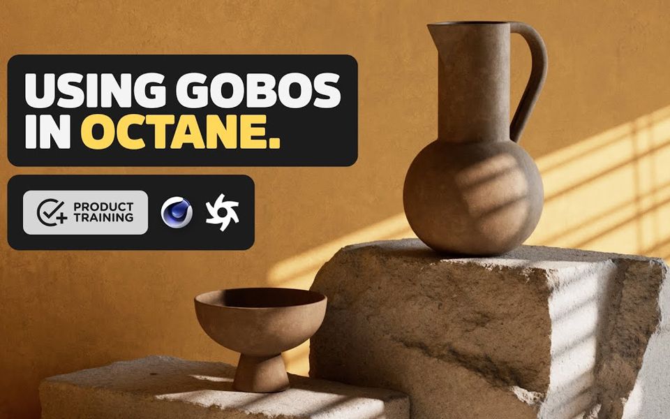 如何在RS里使用光影贴图 光影贴图gobos使用方法Using Light Gobos in Redshift _ Greyscalegorilla