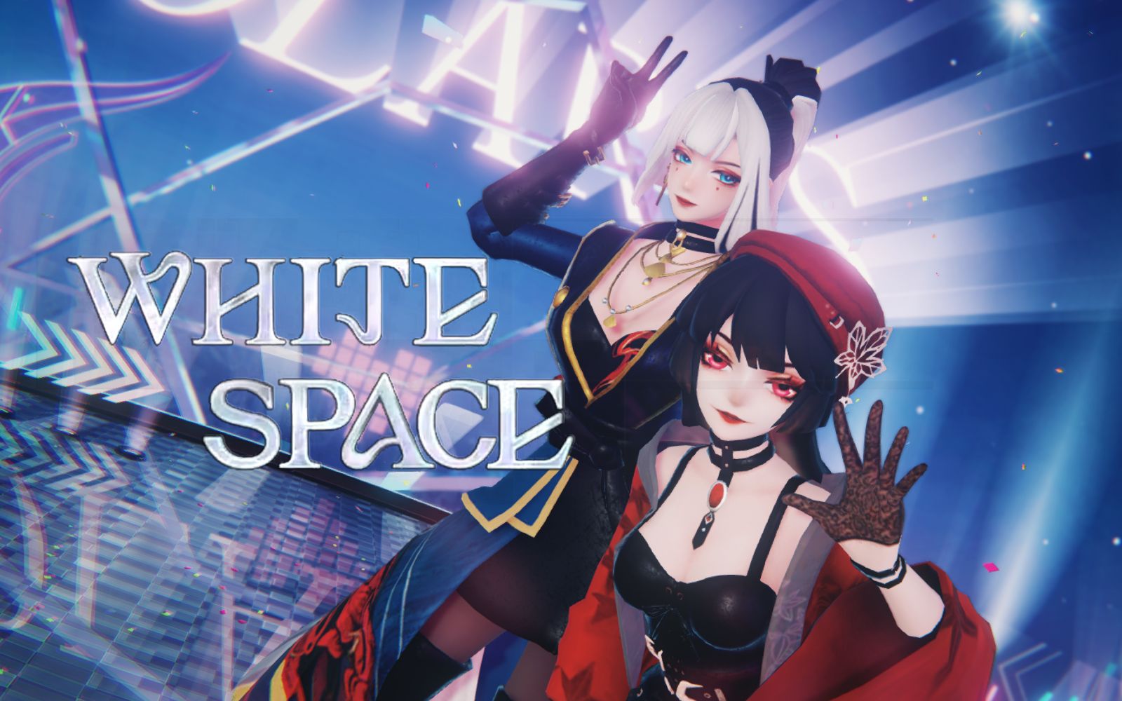 【平安京MMD】WHITE SPACE舞台首秀！【模型配布】