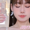 100个眼影盘教程Vol.68｜一盘两画｜橘朵新品玩趣盘｜低饱和木质奶咖妆+甜丧感木质玫瑰妆