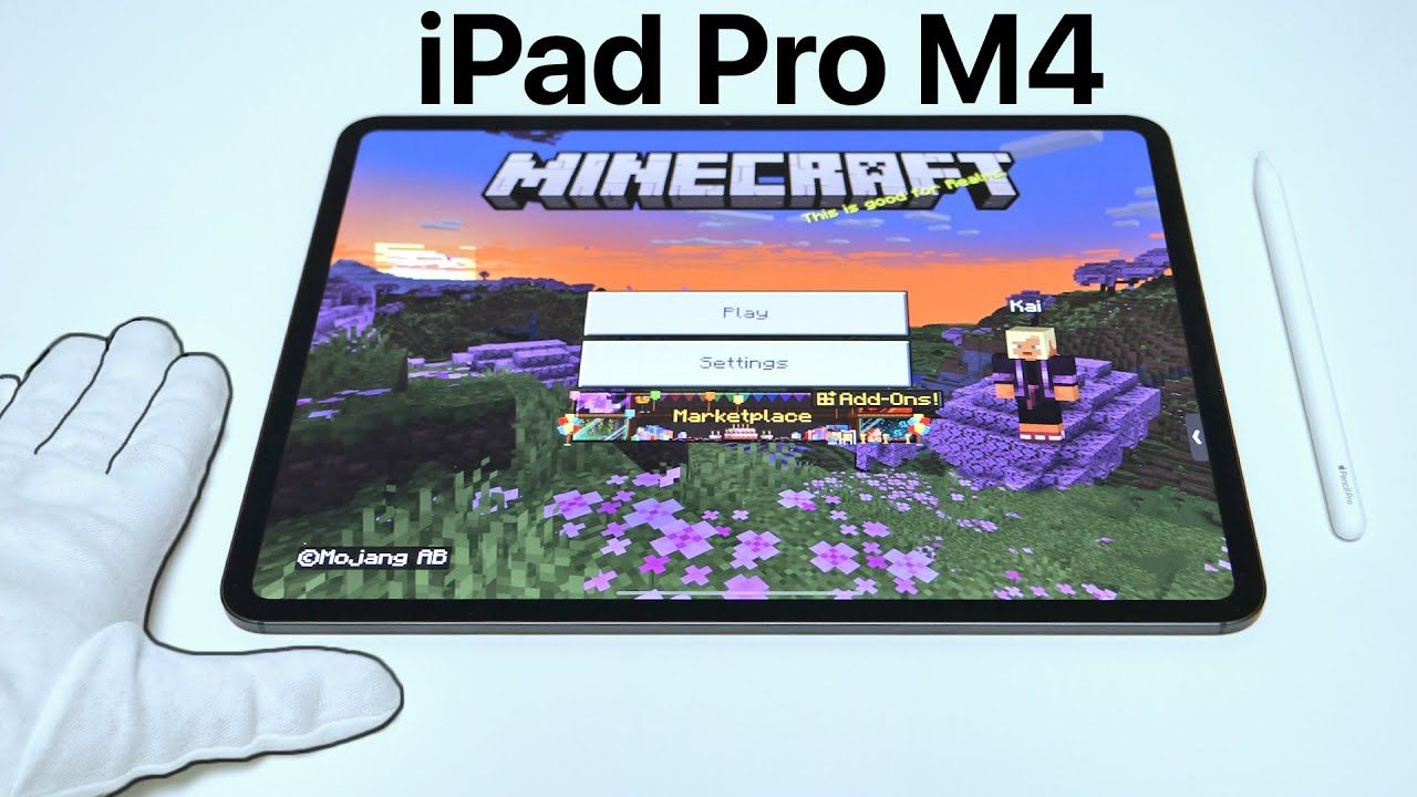 【苹果开箱】 最强游戏平板 iPad Pro M4 开箱. (M4 vs M1 游戏测试) | 作者 讲究哥