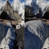 8k分辨率左右3D山脉风景