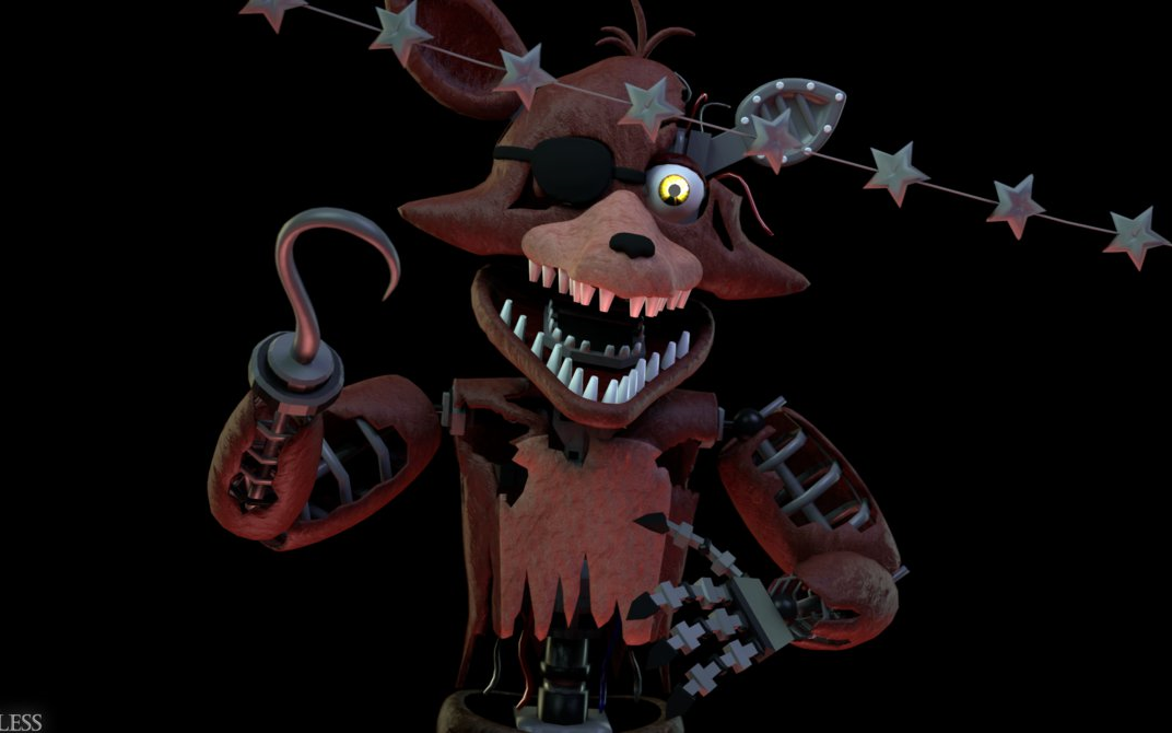 [fnaf sfm] withered foxy 老霍斯的声音 (david near)