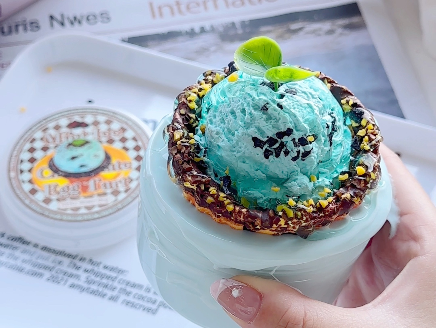 【薄巧冰淇淋挞】