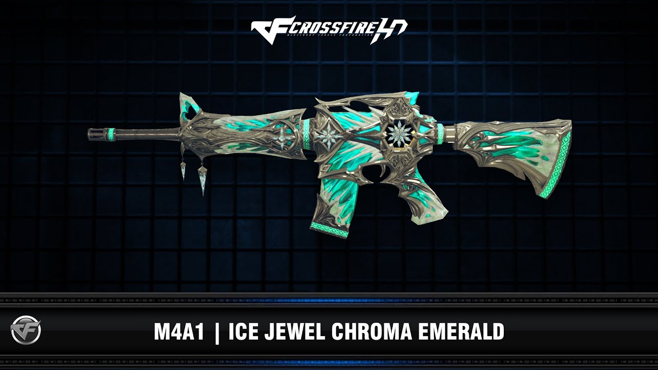 CFHD皮肤展示：M4A1 冰封宫殿 海市蜃楼Ice Jewel Chroma Emerald