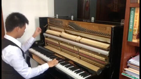 钢铁洪流进行曲谱钢琴_一级钢琴进行曲谱(4)