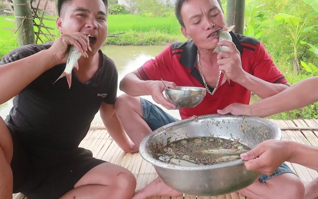 越南生猛系列——边垂钓边吃活鱼......