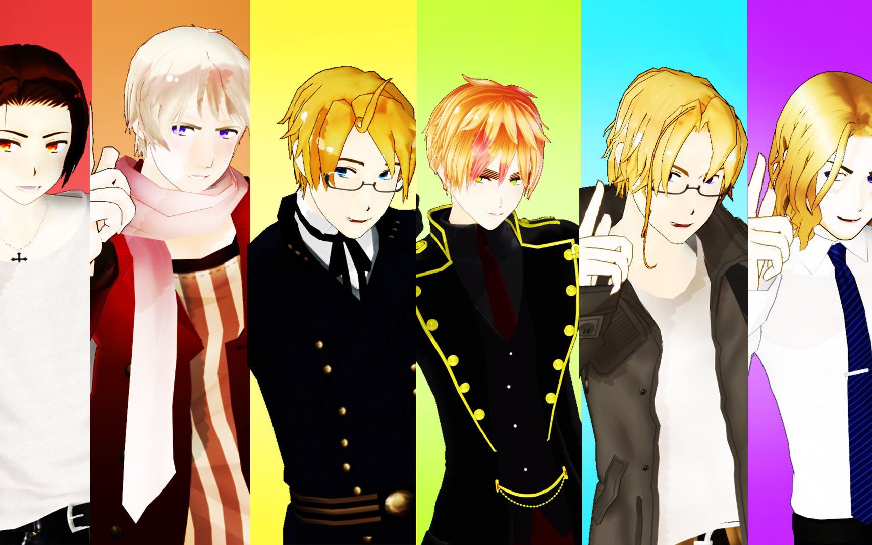 【aph/mmd】联五(伪)luvoratorrrrry【天气生贺】