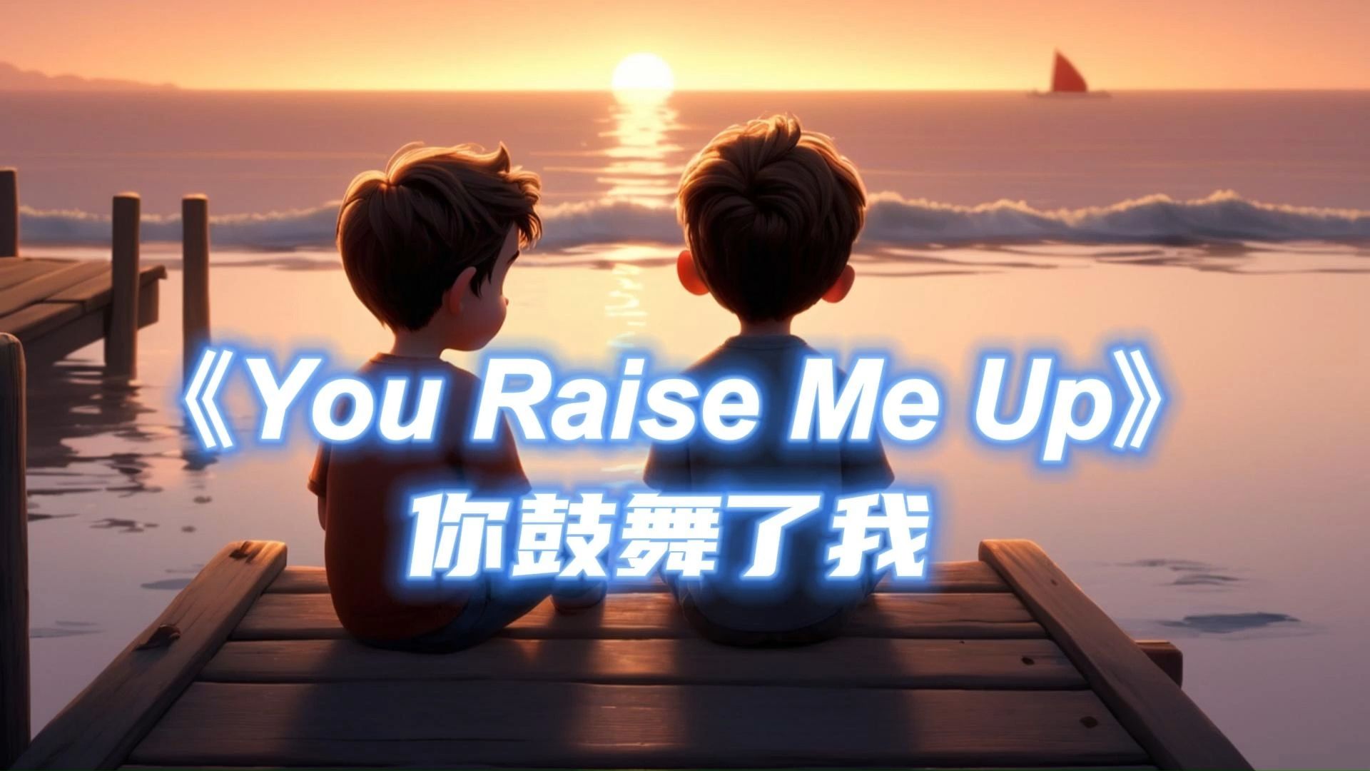 《You Raise Me Up》你鼓舞了我英文歌曲背景视频