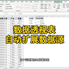 Excel数据透视表如何自动扩展数据源区域
