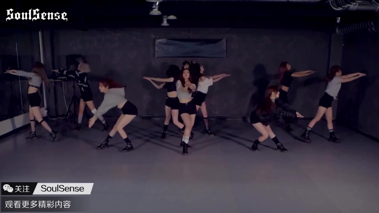 pristin - black widow 练习室版本(镜面)(mirrored)