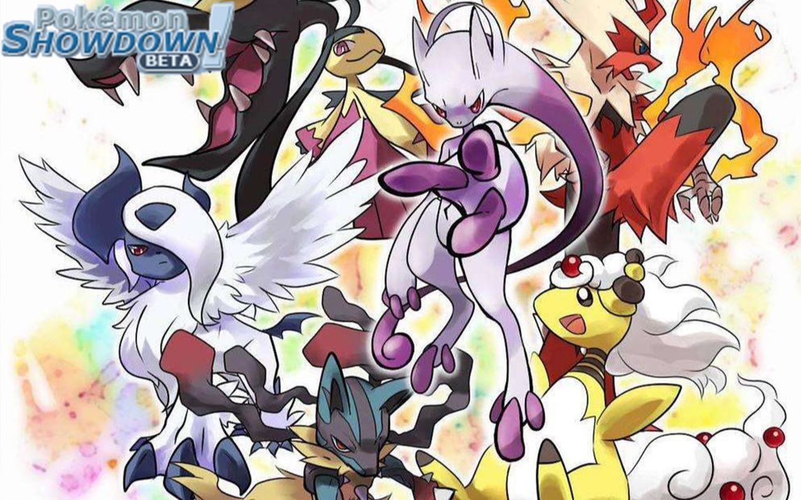 pokemonshowdown说起来你可能不信我这个队全都可以mega进化