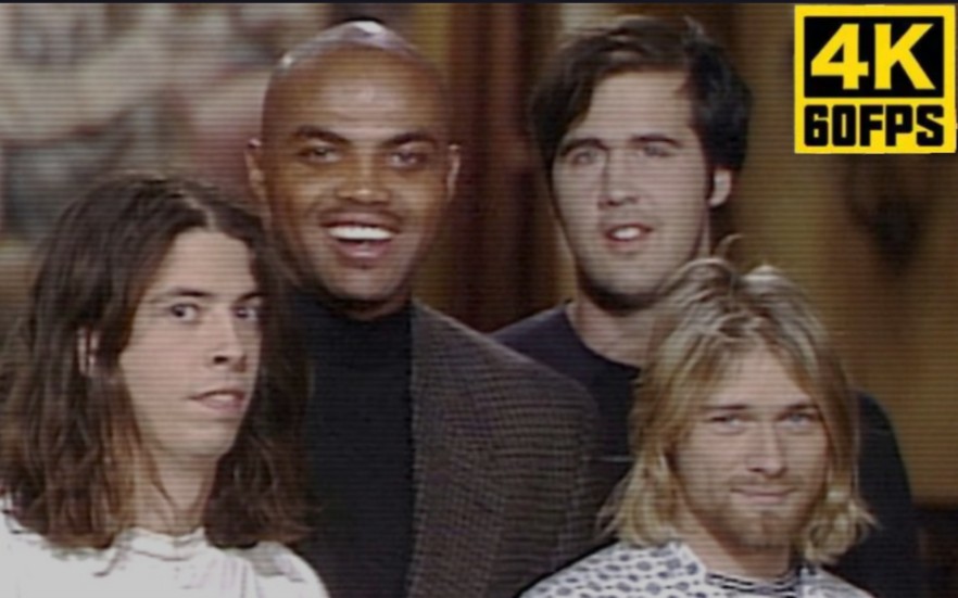 Nirvana Live On SNL 1993 4K60FPS