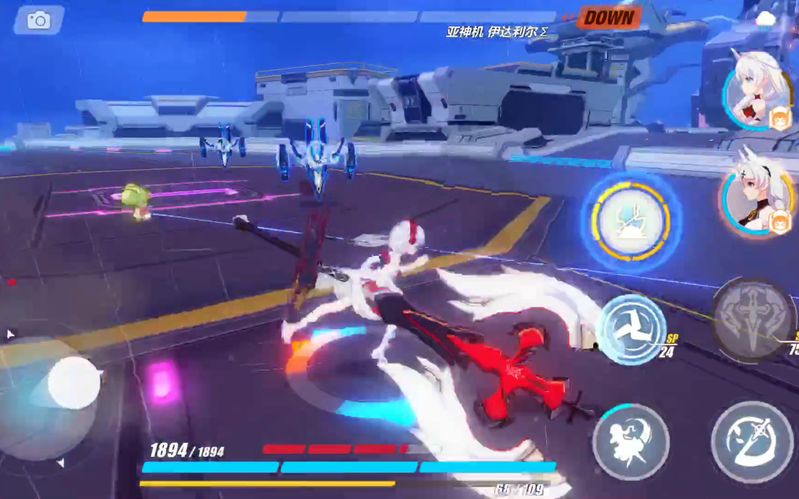 你看这白色大斧头,我tm轮转如飞(崩坏3月下初拥bug)