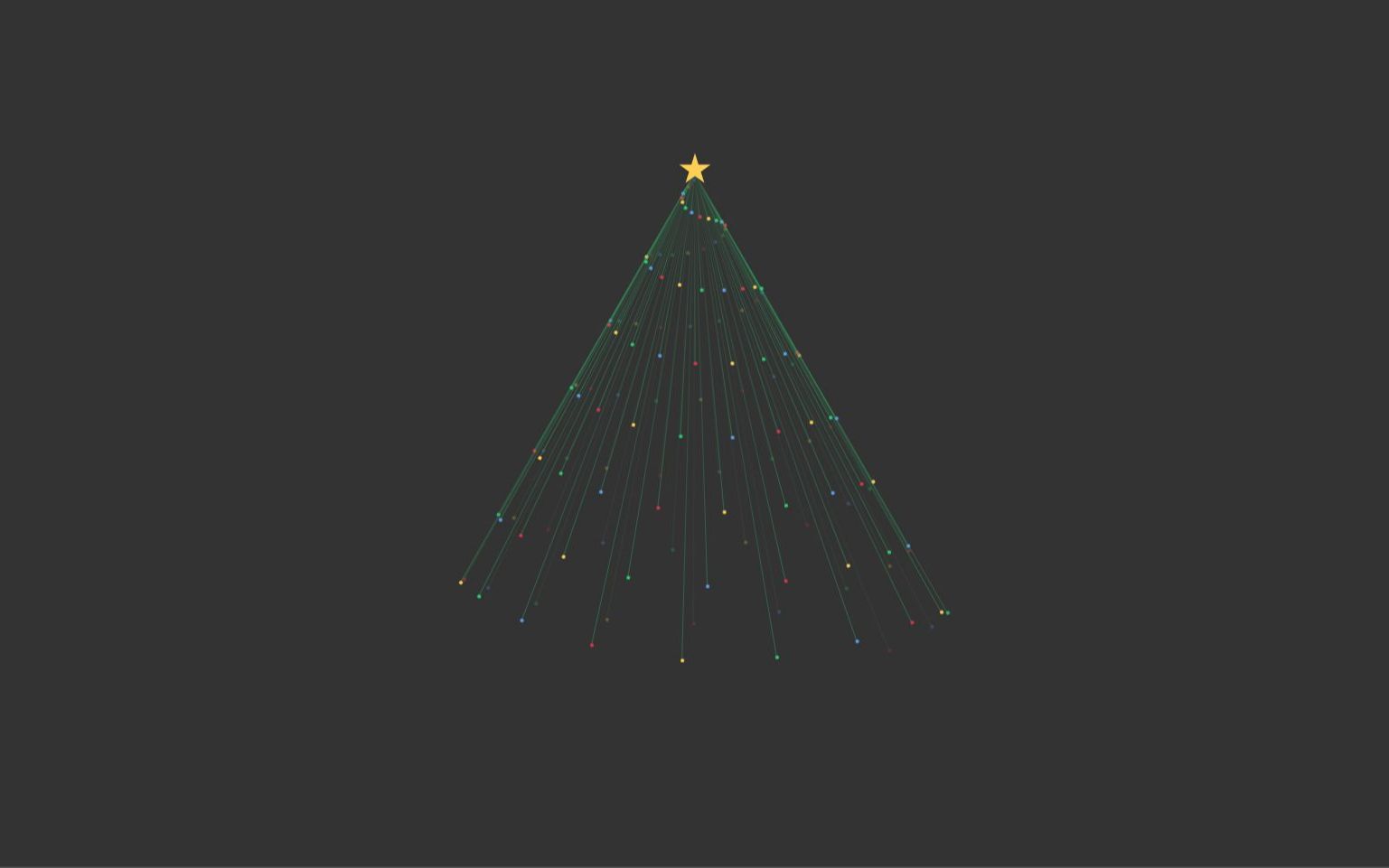 html5css3js小实例旋转的圣诞树
