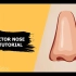 如何在Adobe Illustrator中绘制矢量鼻子