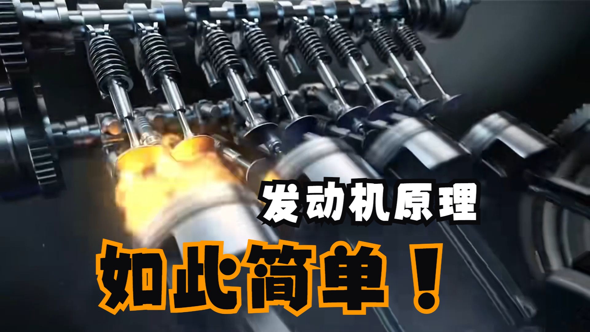 汽车发动机是怎么工作的？一分钟了解发动机工作原理！