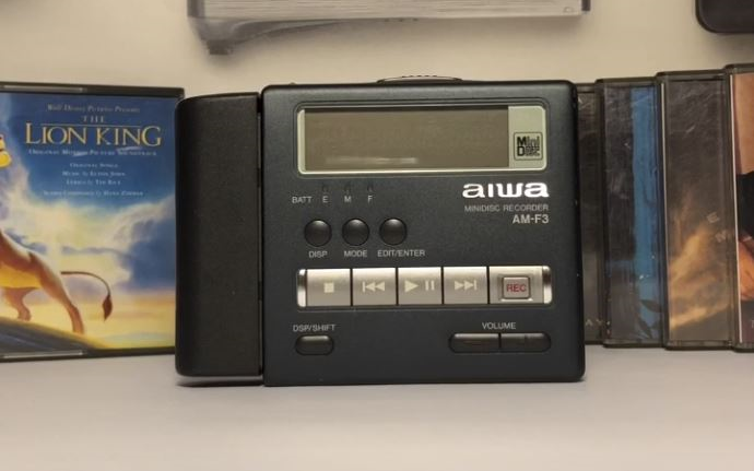 aiwa AM-F3 ポータブルMDレコーダー ポータブルプレーヤー オーディオ機器 家電・スマホ・カメラ 【お気に入り】