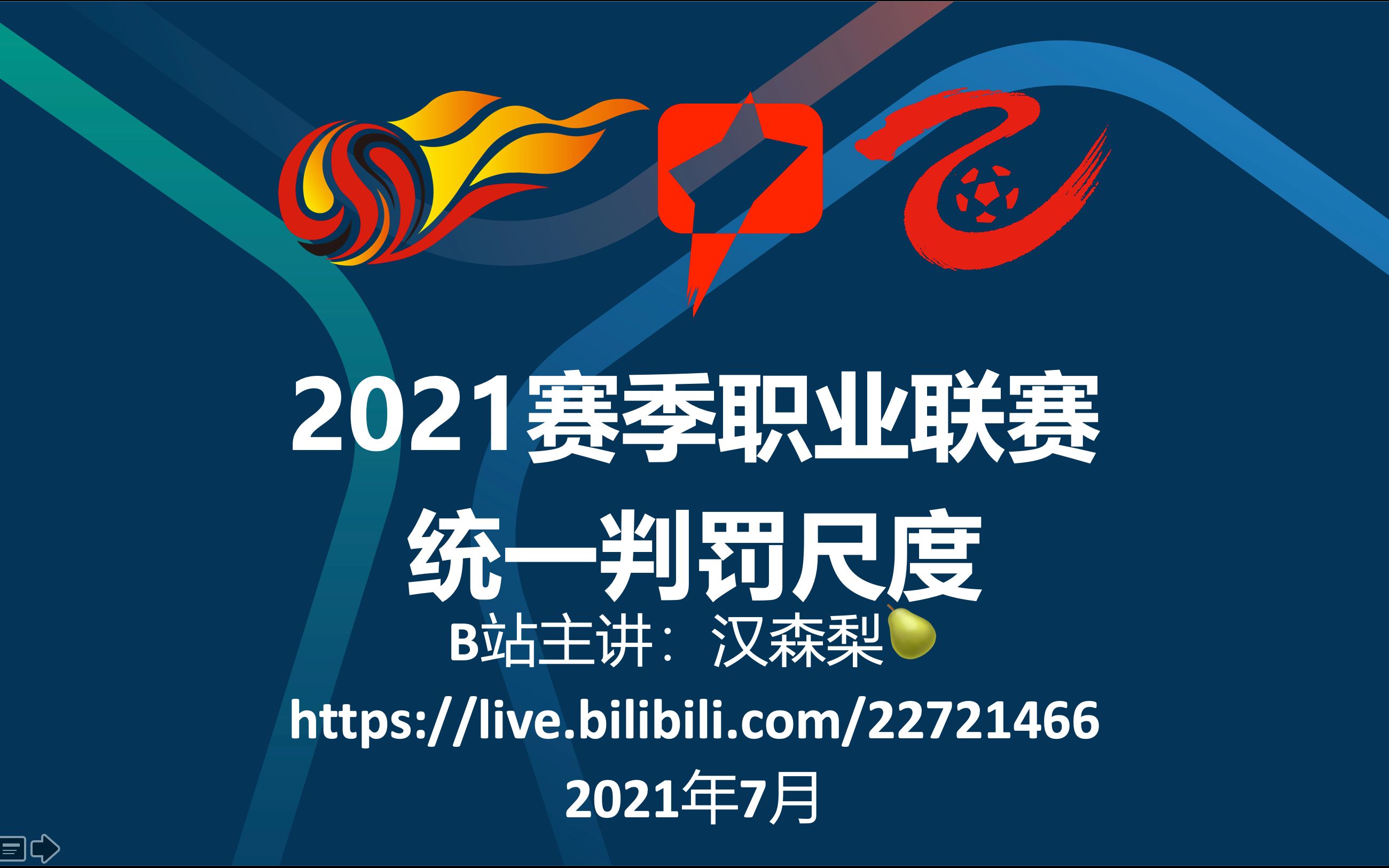 2021中国足球职业联赛统一判罚尺度讲解(中)6节 手球相关哔哩哔哩bilibili