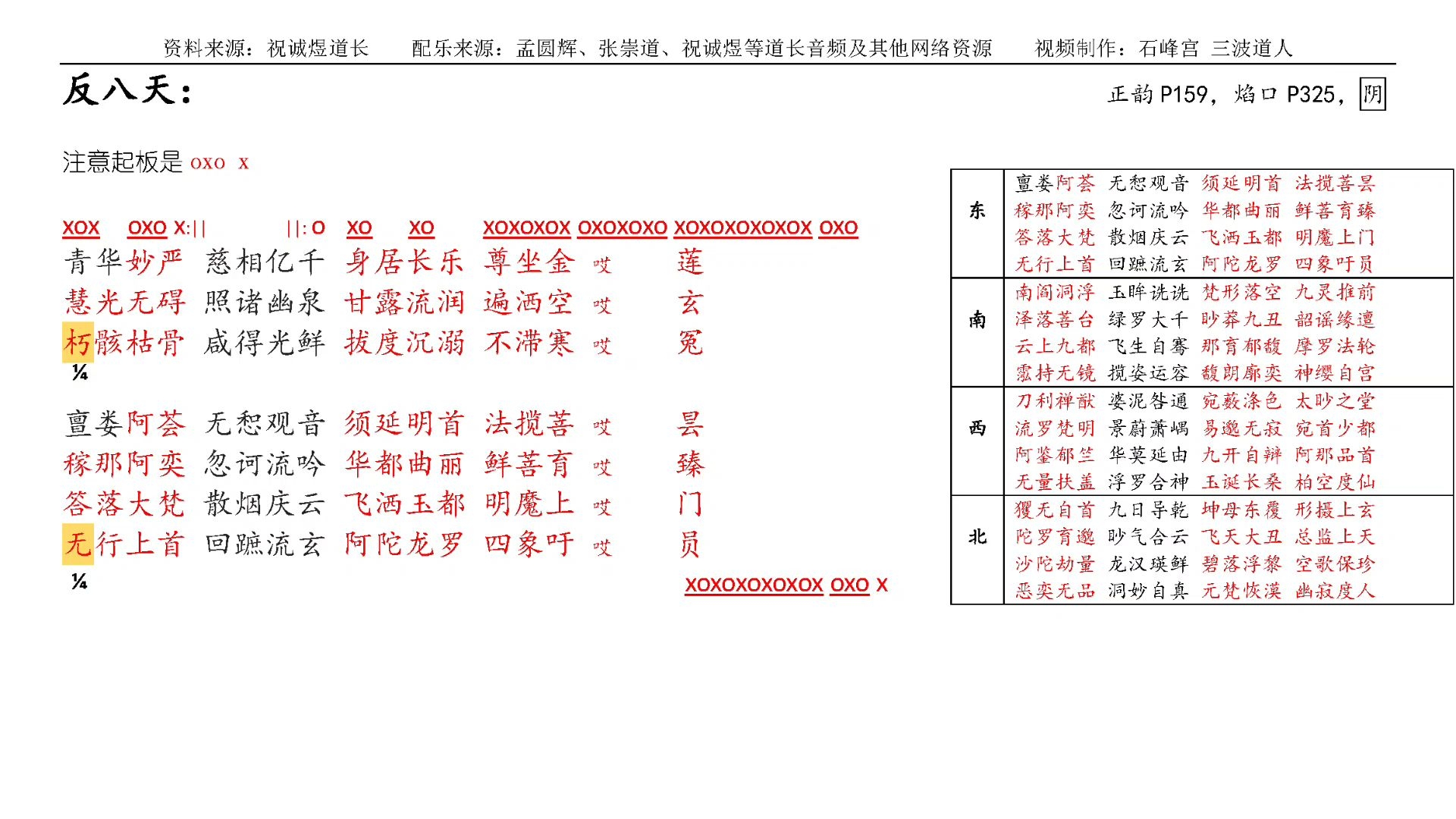 十方韵板路练习宝典：反八天