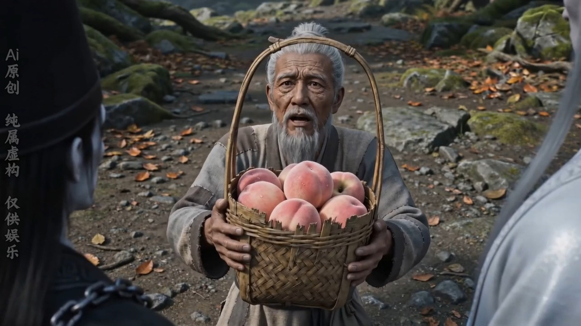 勾魂勾到送桃老人，黑白无常人麻了