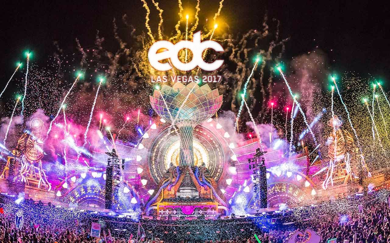 【2017 edc电音节超清全场拉斯维加斯站】edm电子舞曲音乐百大dj火爆