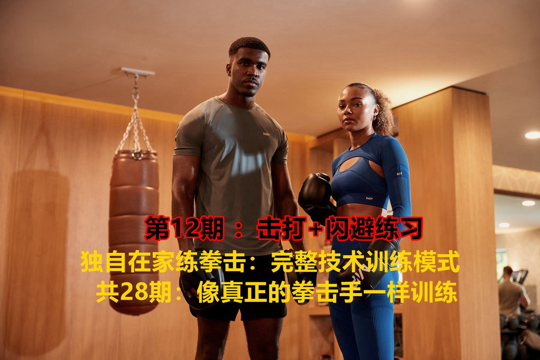 独自在家练拳击：完整技术训练模式 第12期 ：击打+闪避练习（像真正的拳击手一样训练，共28期）