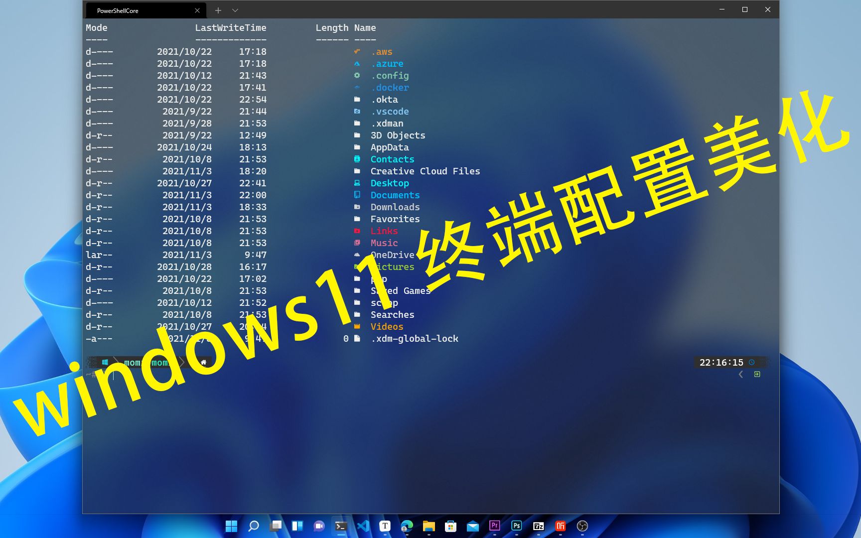 windows11 终端配置美化