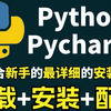 【2025最新教程】目前B站最全最细的Python+Pycharm安装！（新手一条龙教程）附安装包+激活码