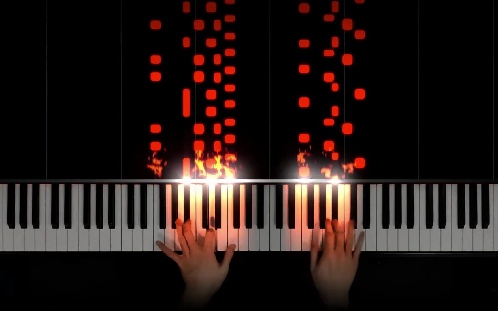 【特效钢琴】莫扎特  第40交响曲 第一乐章 - by The Flaming Piano
