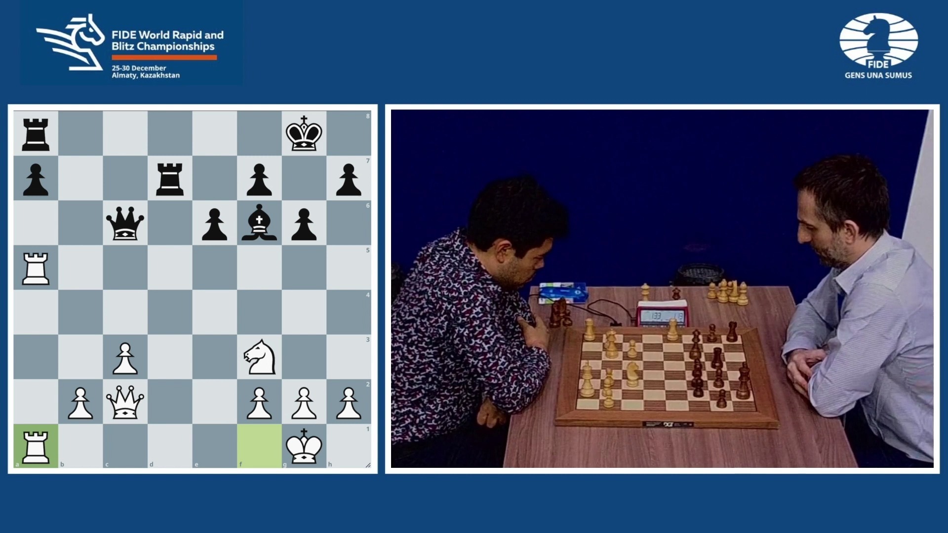 中村对修克，2022世界超快棋冠军赛